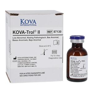 KOVA-Trol II Multi-Analyte Level 2: Low Abnormal Control 4x15mL L...