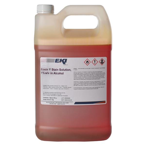 Eosin-Y Stain Solution in Ethanol 1% Orange Green 1gal Liquid Vol...
