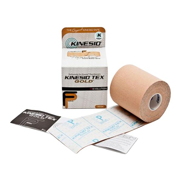 Kinesio Tex Gold FP Kinesiology Tape Cotton 3"x5.5yd Beige Non-Sterile Ea