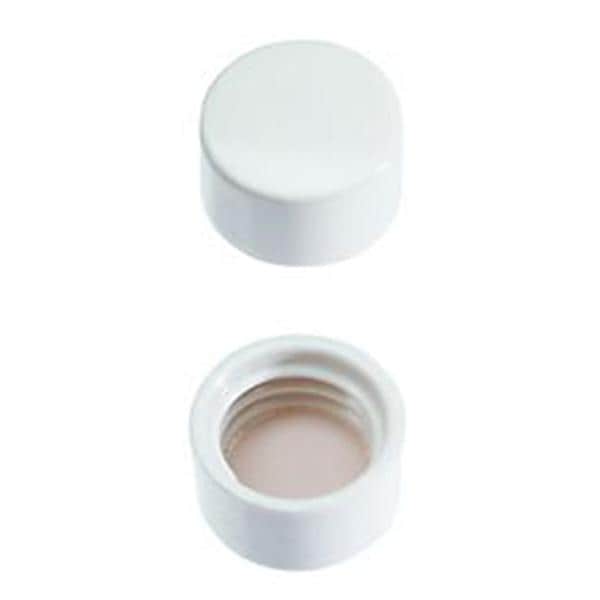 Assembled Cap White 10mm 100/Package
