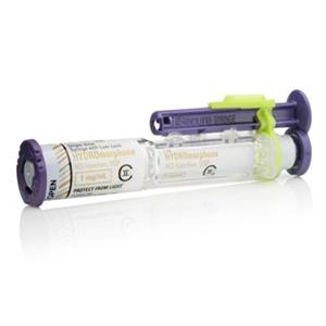 Hydromorphone HCl Injection 1mg iSecure Prefilled Syringe 1mL 10/Package