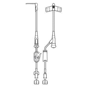 Administration Set Non-Coring 90 Degree Huber 22 Gauge 3/4" Y-Inj...