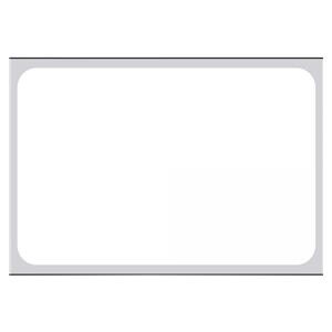 Label For CERNER Printer Permanent White 1-1/4x2" 6/Bx