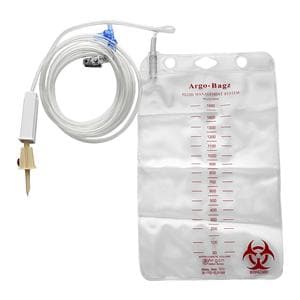 Argo-Bagz Universal Spike 1500mL 72" PVC Universal Spike Dual Che...