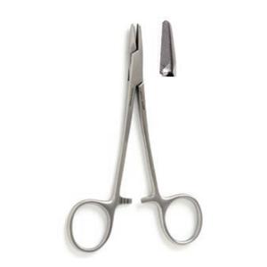 Halsey Needle Holder Serrated Jaw 5" Stainless Steel Each