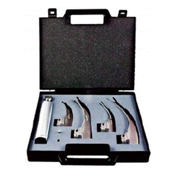 Laryngoscope Blade & Handle Set Macintosh #1-4