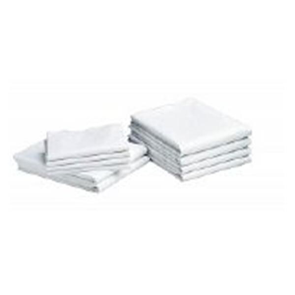 Muslin Fitted Sheet White 55% Cotton/45% Polyester 36x80x8-1/2