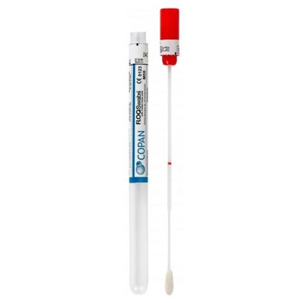 Floqswab Flocked Swab Applicator White Nylon Tip For Specimen Col...