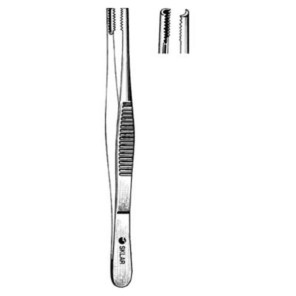 Brown Tissue Forcep 6" Ea
