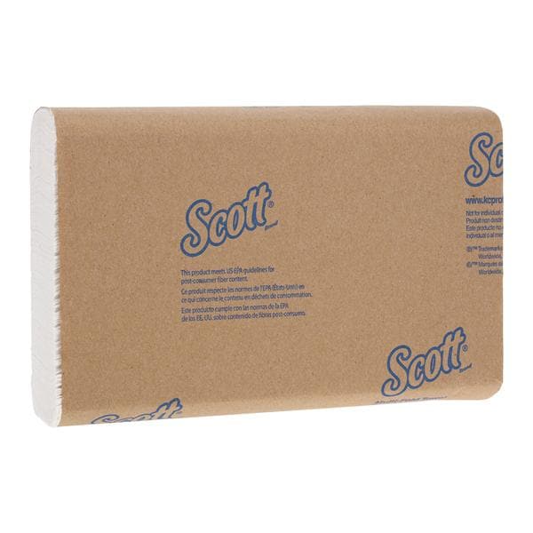 Scott Paper Towel Multifold Disposable Fbr 9.2 in x 9.4 in Wht 4000/Ca