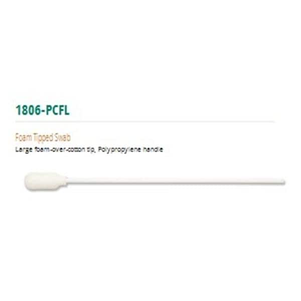PurSwab Applicator White Foam 7 Cotton Tip For General Cleaning W...