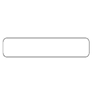 Label Syringe Blank White 1.5" x 5/16" 1000/Rl 1000/Rl