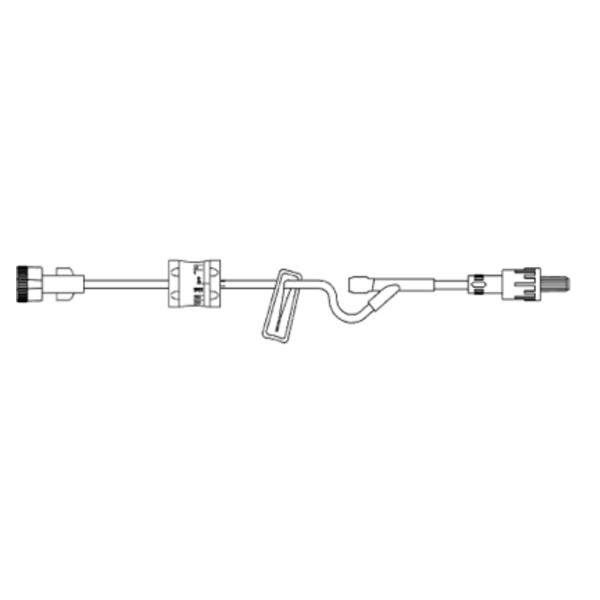 Amsure IV Extension Set Needleless 20" 1 Injection Site 1 MLL/1 F LL 50/Ca