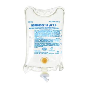 Solution Bag Normosol-R pH 7.4 500mL Flexible Bag 24/Ca