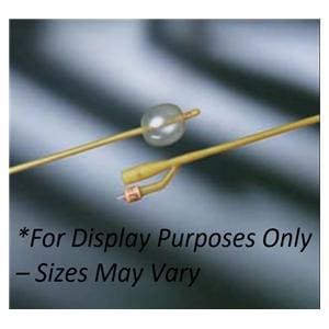 Lubricath 2-Way Foley Catheter Medium Coude Olive Tip Silicone 12...