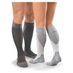 Sport Compression Socks Knee High Small Black/Gray