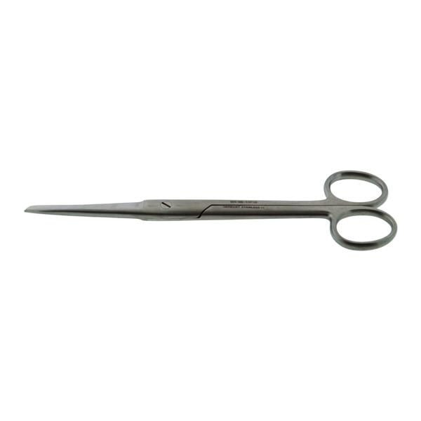Operating Scissors Straight 7-1/4" Stainless Steel Non-Sterile Reusable Ea