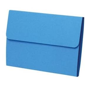 Folder File Economy Rx DblFold Blue 100/Pk 100/Package