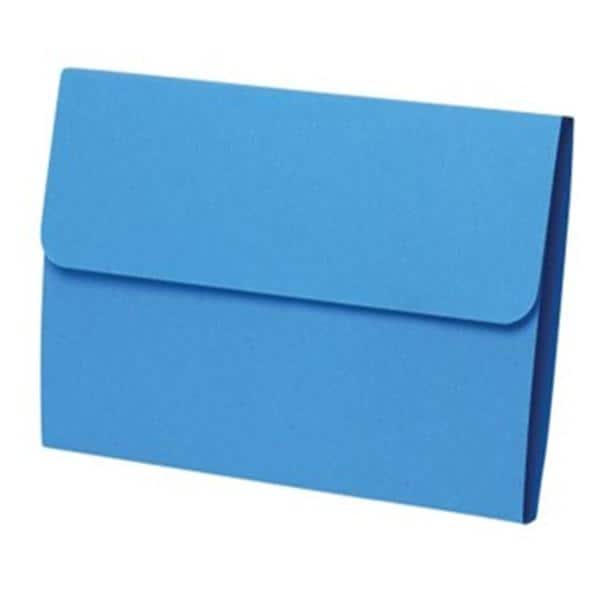 Folder File Economy Rx DblFold Blue 100/Pk 100/Package