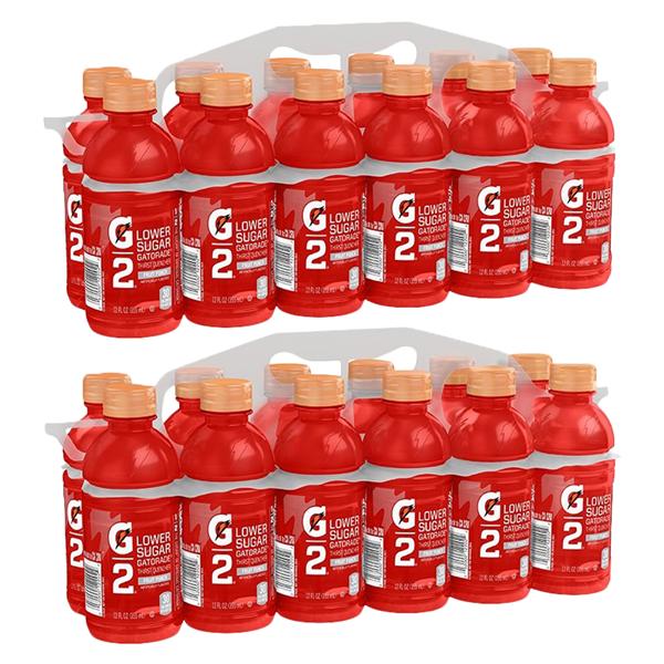 Gatorade G2 Nutritional Beverage Fruit Punch 12oz Bottle 24/Case