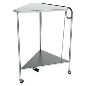 Stand Hamper Stainless Steel 35x78-5/8" With Lid