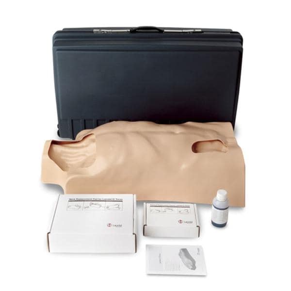 Torso Training Manikin Light Skin Male Adult With Veins/Pulse Bul...