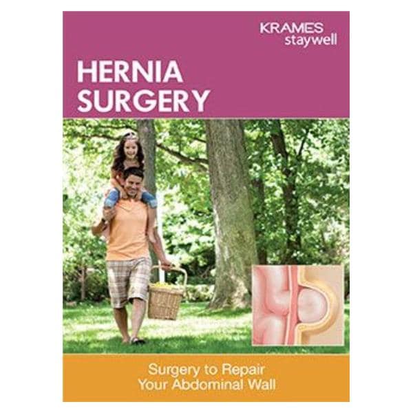 Hernia Surgery Educational Booklet 24 Page Each
