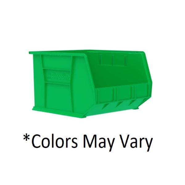 AkroBins Storage Bin Green Polymer 18x16-1/2x11" 3/Package