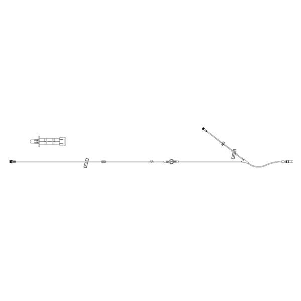 IV Extension Set 67" Injection Site Option-Lok Male Adapter/Female Adapter 50/Ca