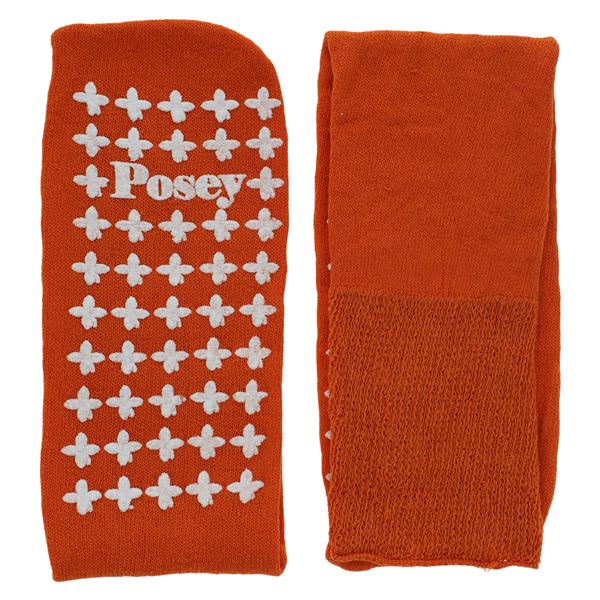 Patient Socks Terrycloth Adult Unisex Orange Size 14 Large Reusab...