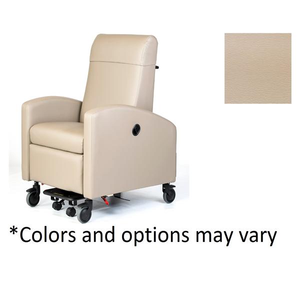 Inverness 24HR Treatment Recliner Vinyl 500lb Capacity Taupe Ea