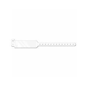 Conf-ID-ent Shield Wristband Poly Permanent Snap Adult White 11-3...