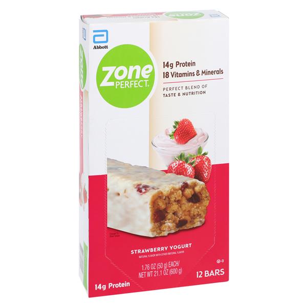 Zone Perfect Protein Bar Strawberry Yogurt Bag-In-Box 12/Bx
