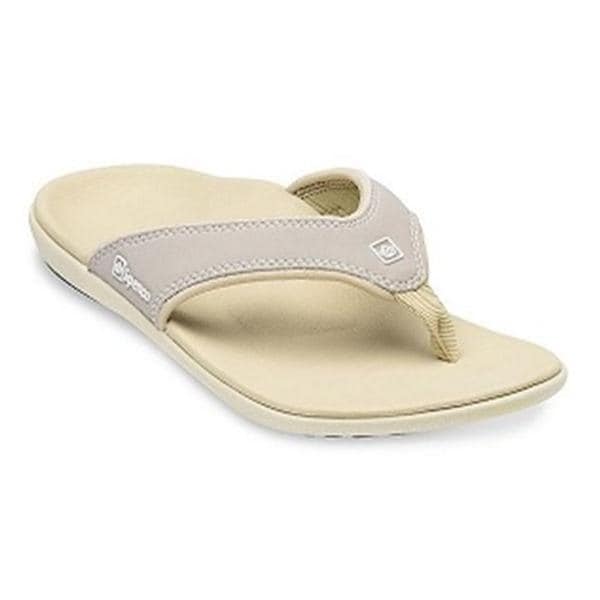 Sandal Adult Womens Slip On Nubuck Stone Size 7 Slip Resistant 1/...
