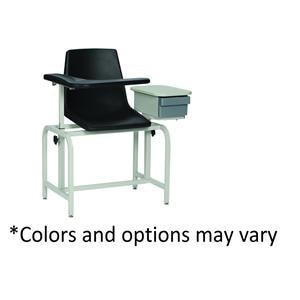 Blood Draw Chair Black Steel Each