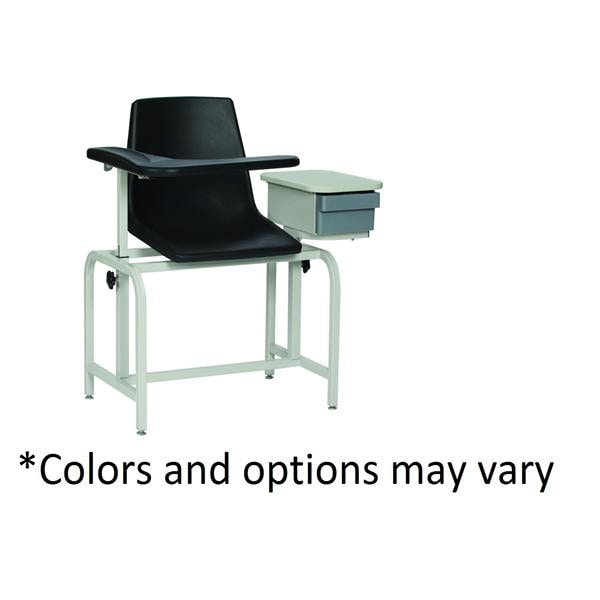 Blood Draw Chair Black Steel Each