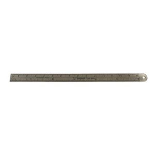 Flexible Ruler Stainless Steel 6 in x 1/2 in 3/Pk