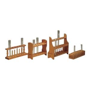 Fisherbrand Test Tube Rack Wood 9-1/4x3.56x2-1/4" 24mm 6 Place Br...