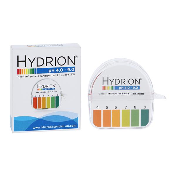 Hydrion pH Test Strip 4.0-9.0 Range With Color Chart Not for medi...
