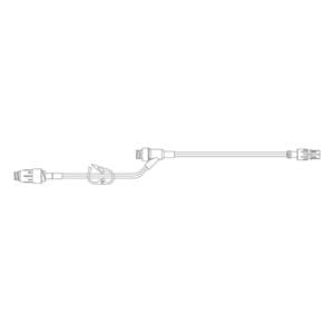 MaxPlus IV Extension Set Needleless NAC Y-Site: 4" Priming Volume...
