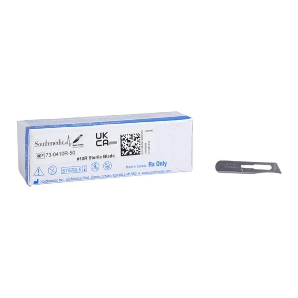 Stainless Steel/Polymer Coating Sterile Dermaplaning Blade #10R