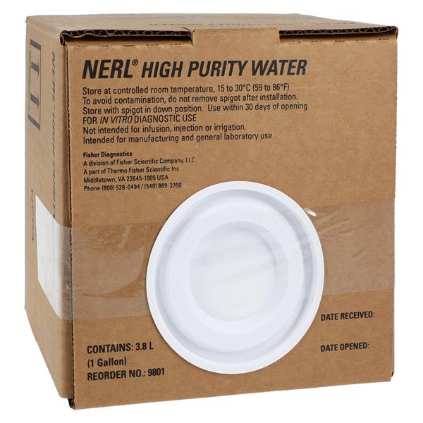 NERL Deionized Water 1gal High Purity 4/Case