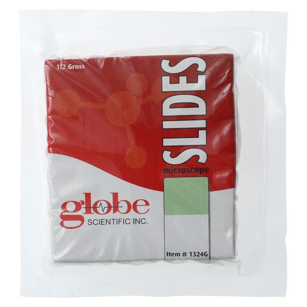 Frosted Microscope Slide 25x75mm Green With 90D Ground Edges/Safe...