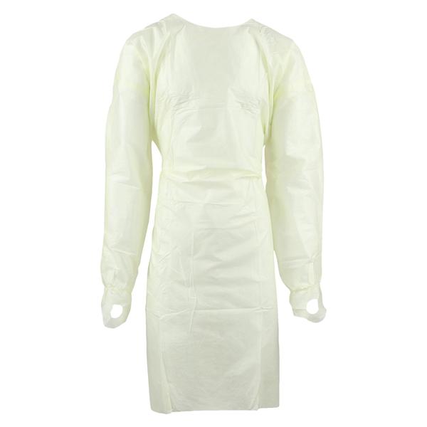 Isolation Gown AAMI Level 2 SMS X-Large Yellow 10/Bg