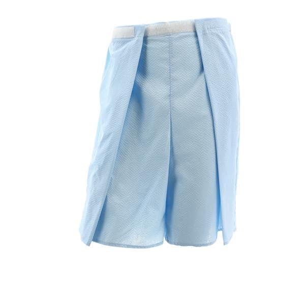 Patient Shorts Adult Unisex Blue Cotton / Polyester Hook & Loop C...