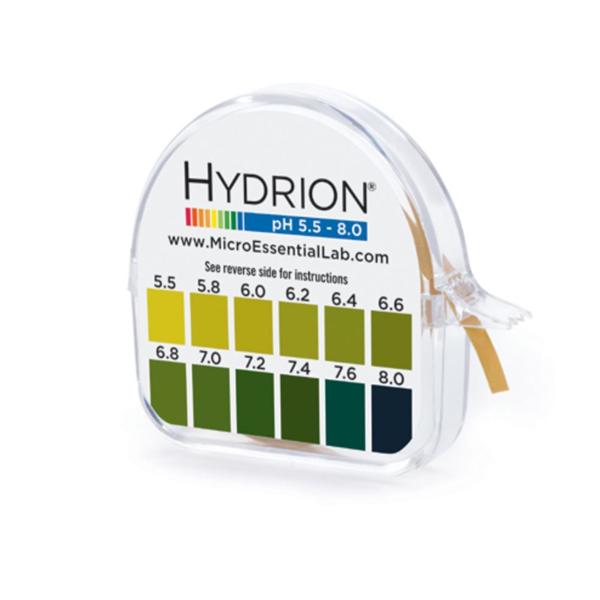 Hydrion pH Test Strip 5.5-8 Range 10/Box