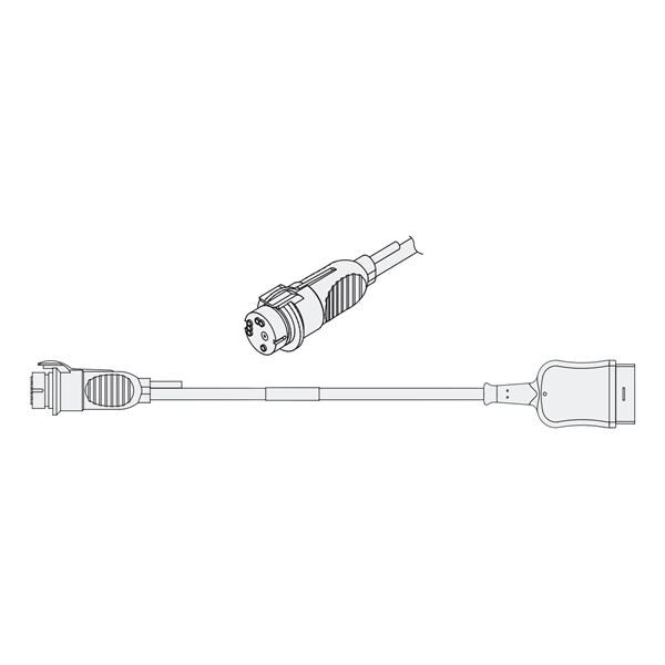 Adapter Cable Gray For Blood Pressure Cuff Ea