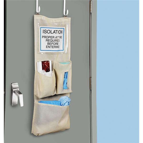 Isolation Door Caddy Almond Vinyl Encapsulated Polyester Mesh Eac...