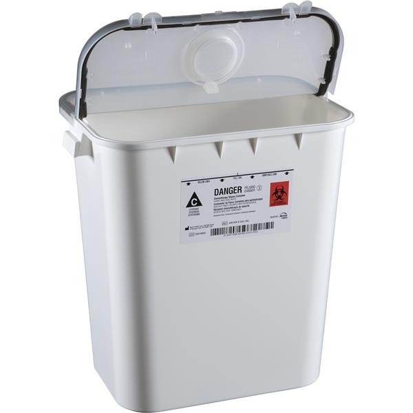 Sentinel Sharps Container 8gal Yellow 16-1/2x11-13/16x15-7/8" Pla...