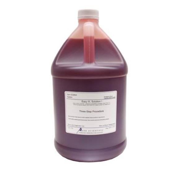 Easy III Solution I Stain Reddish orange 1gal 4/Ca
